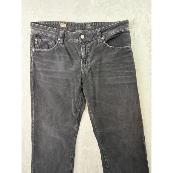 AG Adriano Goldschmied Dark Gray Corduroy Pants • Size 33 × 30 - Picture 5 of 8